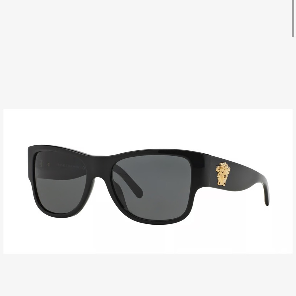 Authentic Versace Black Sunglasses polarized Mod 4275 with Case